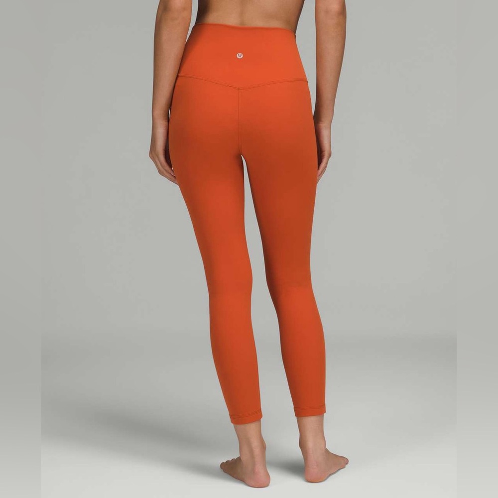 Lululemon Align leggings in canyon orange
